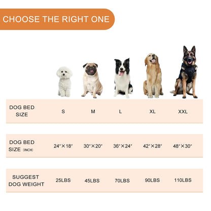 VANKEAN Reversible Dog Crate Mat, Stylish Bed with Waterproof Bed