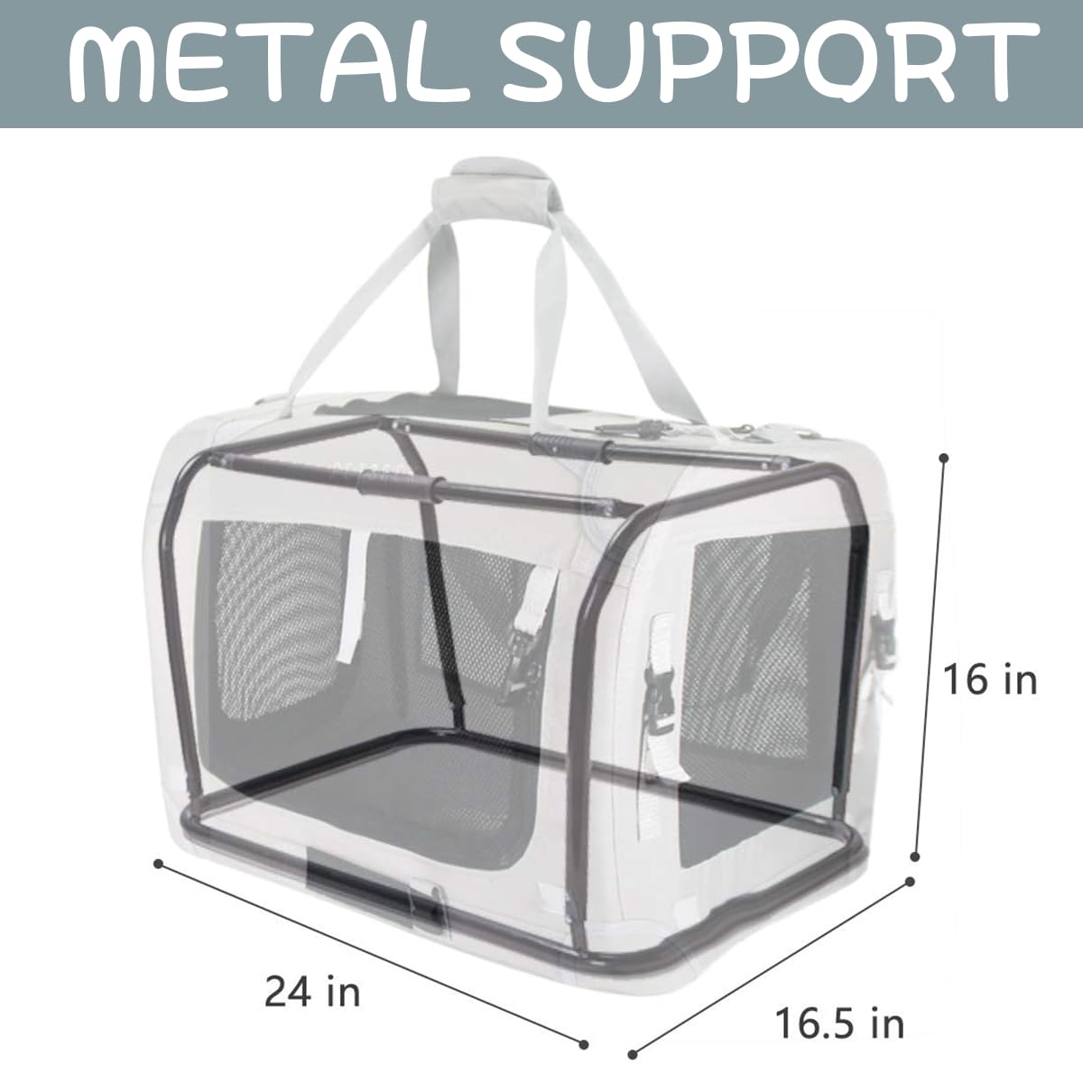 Petseek Extra Large Cat Carrier Soft Sided, Portable Small Dog Carrier