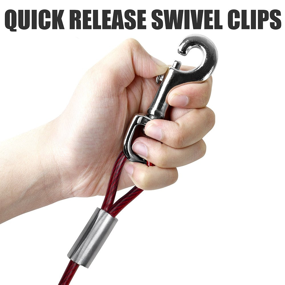 BV Aerial Pet Trolley System with Pulley Lead Heavy Duty Dog Tie Lead