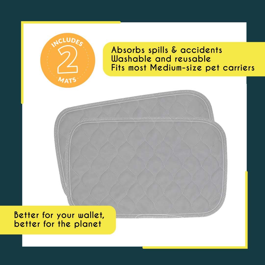 rocket rex Washable Pet Carrier Pads, Reusable, Waterproof Carriers