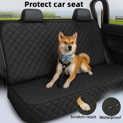 fidozen Waterproof Dog Car Seat Cover with Belt for Back Seat Seat