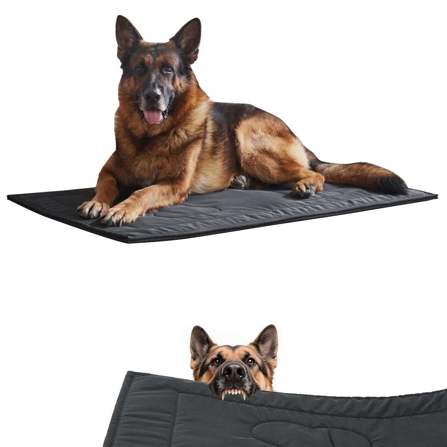 Couzssyhi Chew Proof Dog Crate Pad Indestructible Durable Dog Bed