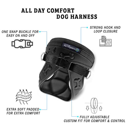 Comfort Fit No Pull Dog Harness for Medium Small Large Dogs Harness