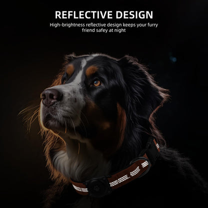 Upgraded AirTag Dog Collar, IP68 Waterproof Air Tag Dog Collar Collar