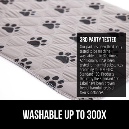 GORILLA GRIP Washable Puppy Pads, 40x26, Slip Resistant Dog Crate Mat