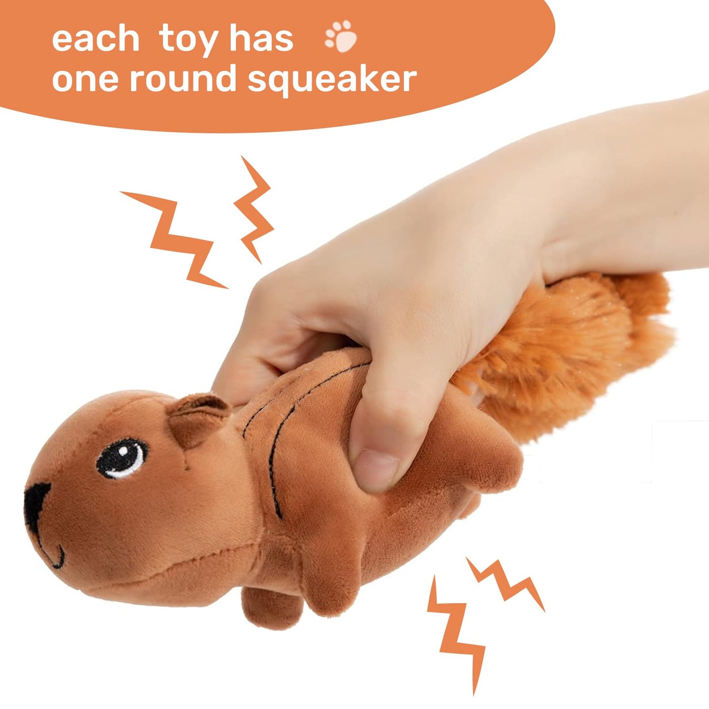 Hollypet Hide and Seek Squeaky Dog Toy, Designed Interactive Puzzle