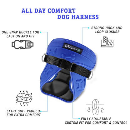 Comfort Fit Dog Harness No Pull with Adjustable Buckles Soft Harness