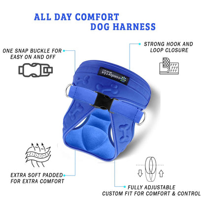Comfort Fit Dog Harness Small Medium Sized Dogs No Pull Step Harness