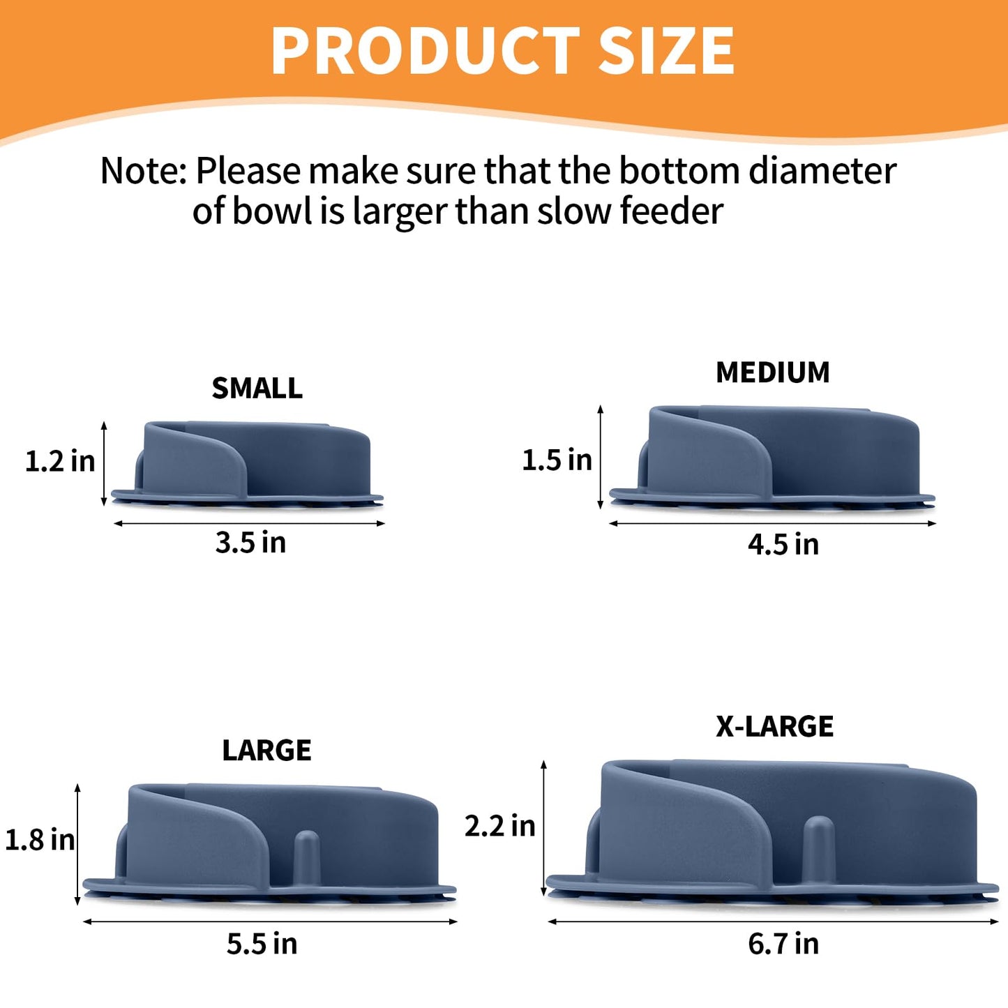 Slow Feeder Dog Bowls Insert, Bestalk Soft Silicone Slow Eating Feeder