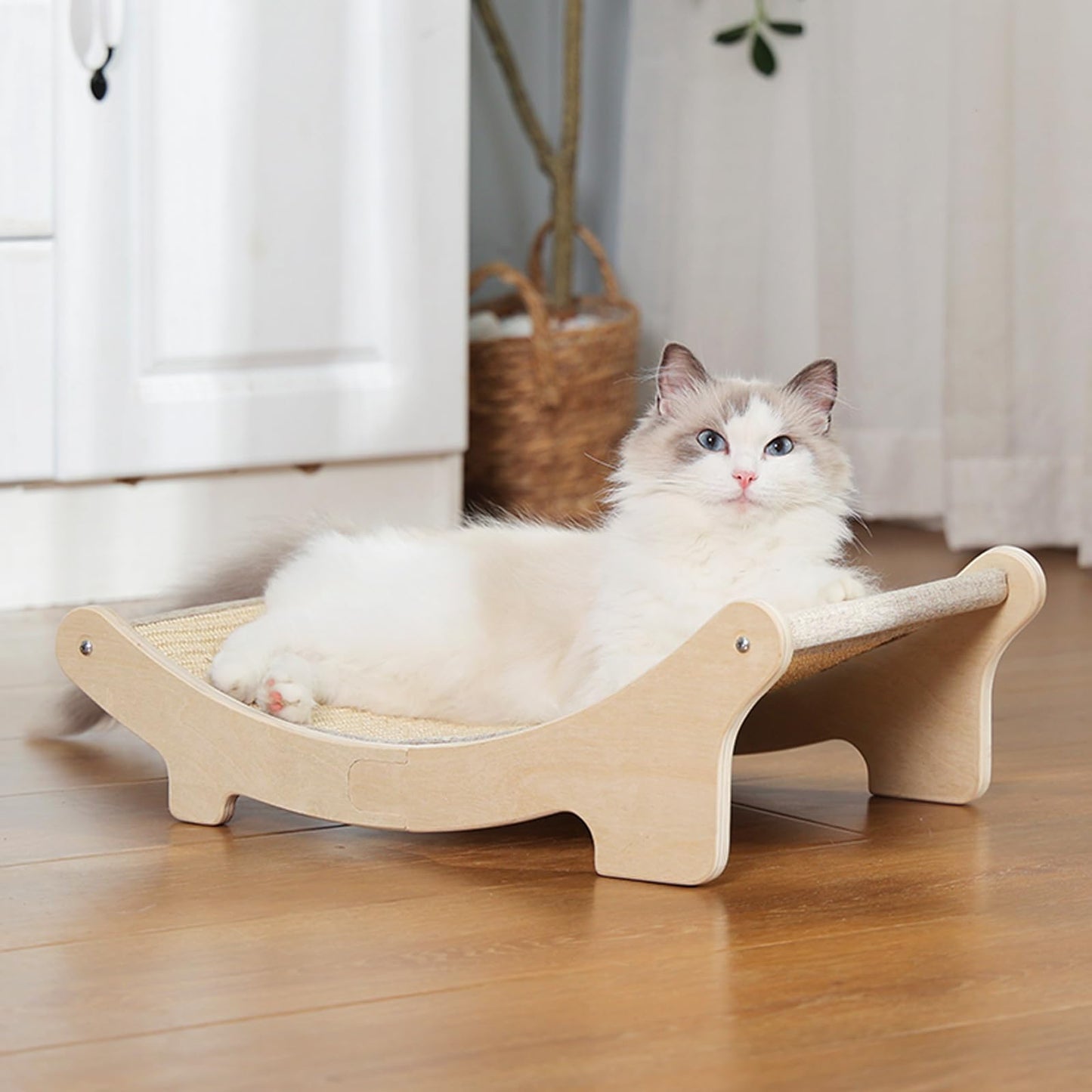 UUig Cat Scratcher Sisal Cat Scratching Bed Cat Scratch Scratcher