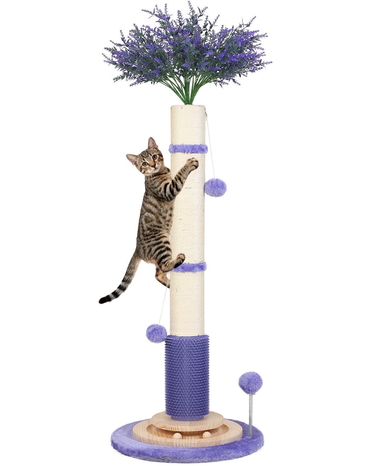 Cat Scratching Post for Indoor Large Adults,45'' Tall Vertical Tree