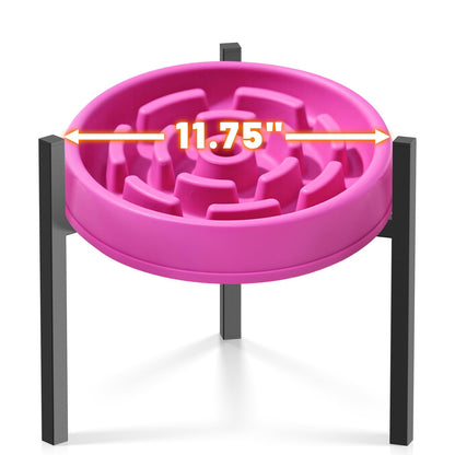 LOOBANI Elevated Dog Bowl Stand: Fits 5.9"-11" Wide Non-Slip Base Bowl