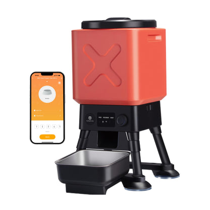 Automatic Dog Feeder for Large Dogs, Capacity, Remote Feeding Bowl
