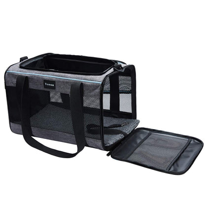 Vceoa Cat, Dog Carrier for Pets Up to Soft-Sided Cat Bag Animal Bag
