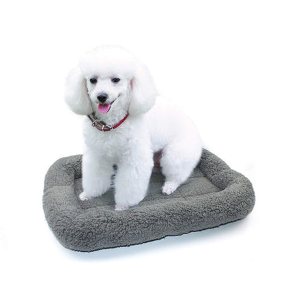 Enjoying Cat Mat Bed 16" x 22" Pet Bed with Pillow Around