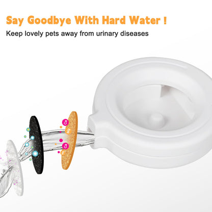 RIZZARI Dog Water Bowl Dispenser: Stainless Steel Gravity Feeder