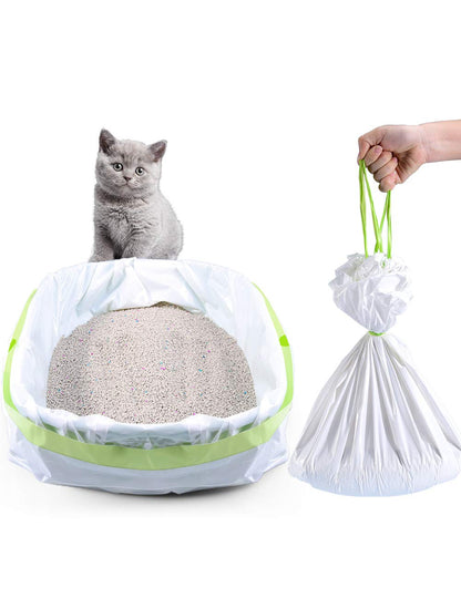 Litter Box Liners, 34 Count Jumbo Cat Litter Pan liners, Box