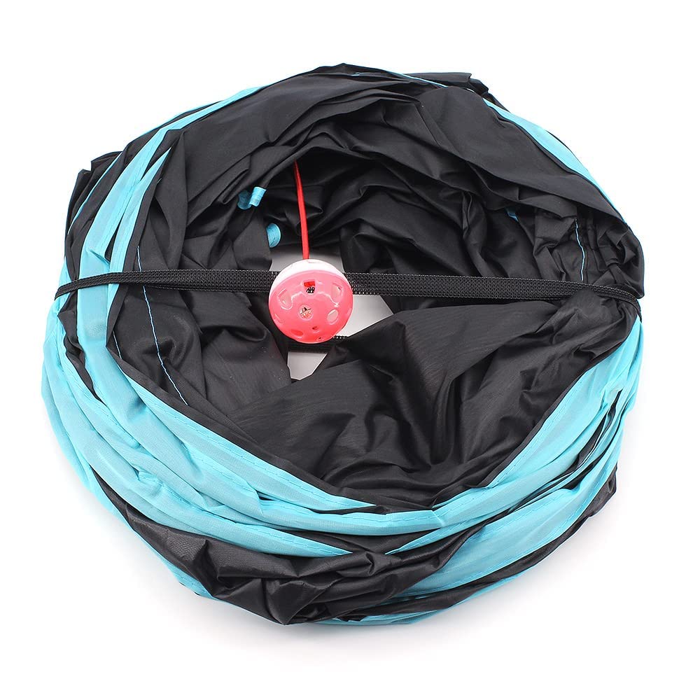 Bemodst Cat Tunnel for Indoor Cats, 5 Way Cat Tubes and Tunnels Tunnel