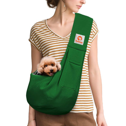 Tomkas Small Dog Cat Sling Carrier Puppy Purse Travel Wrap Bag