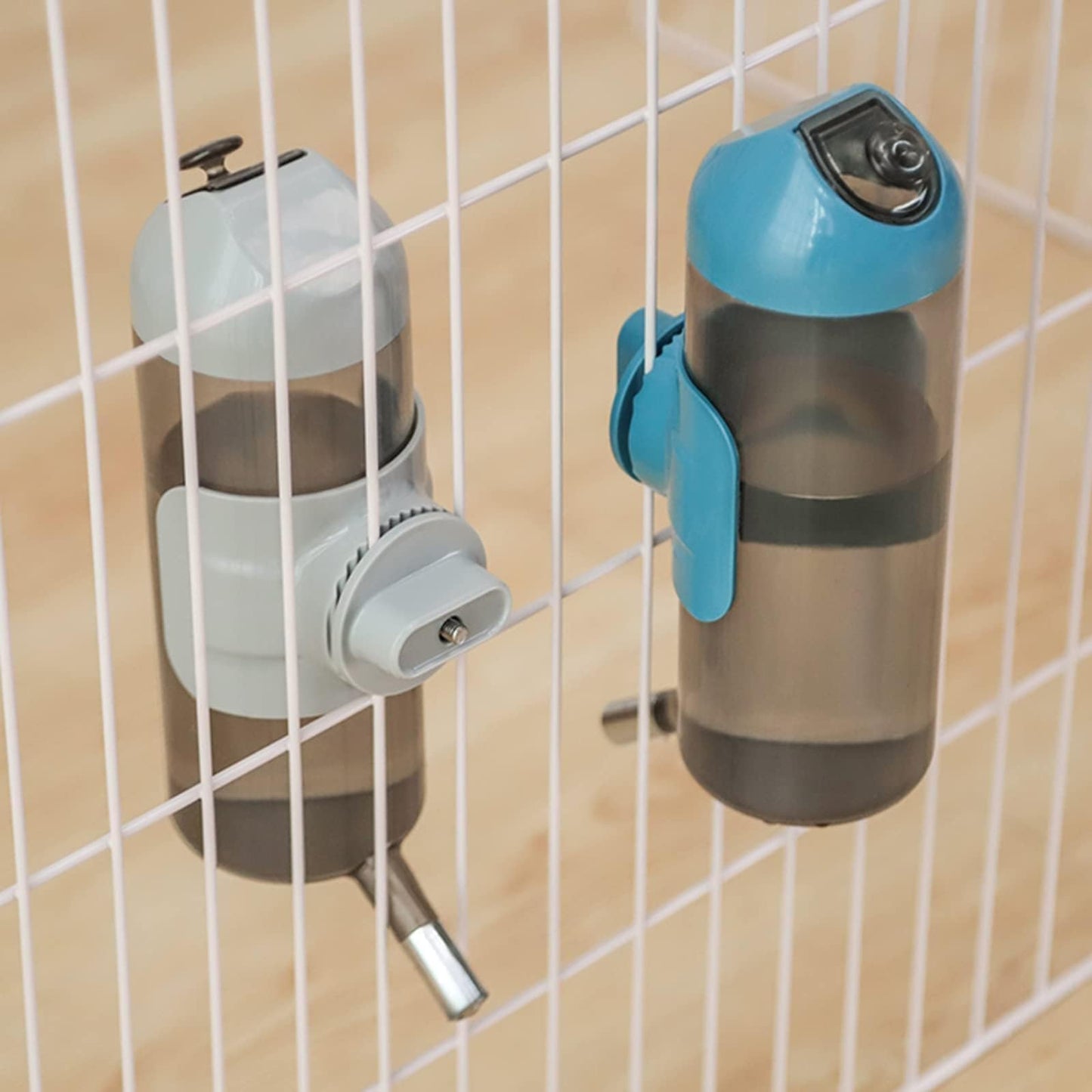Pet Water Bottle Hanging Dog Water Dispenser Kennel Drinker Crate