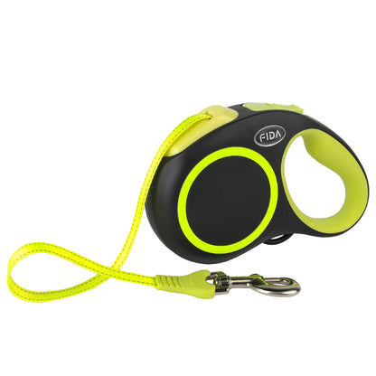 Fida Retractable Dog Leash, Reflective Heavy Duty Pet Walking Leash