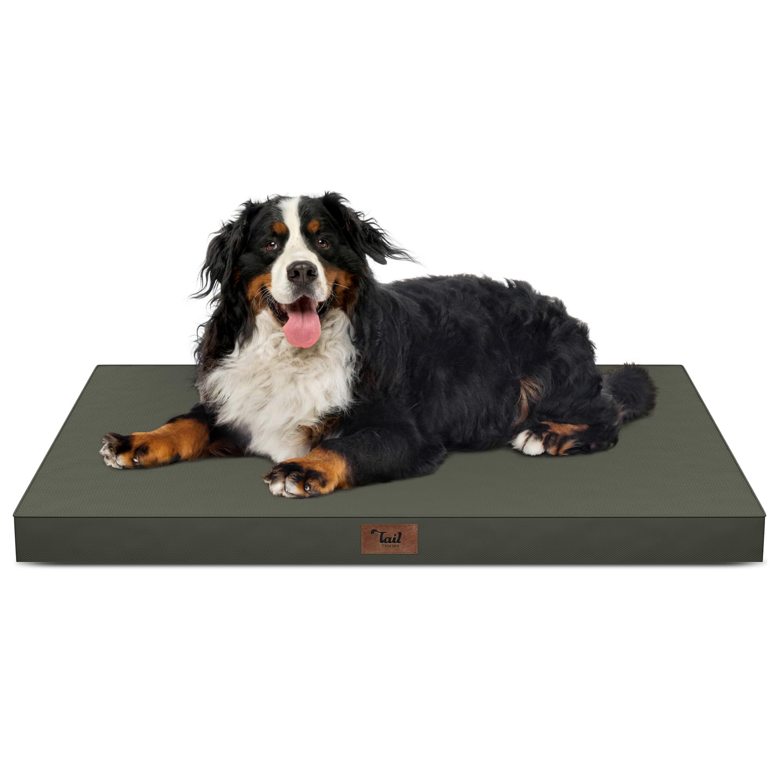 Tail Stories Outdoor All Weather Waterproof Dog Bed, Orthopedic Bed
