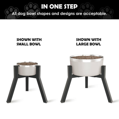 SHAINFUN Raised Dog Bowl Stand for Large Dogs 11" Height Bowl