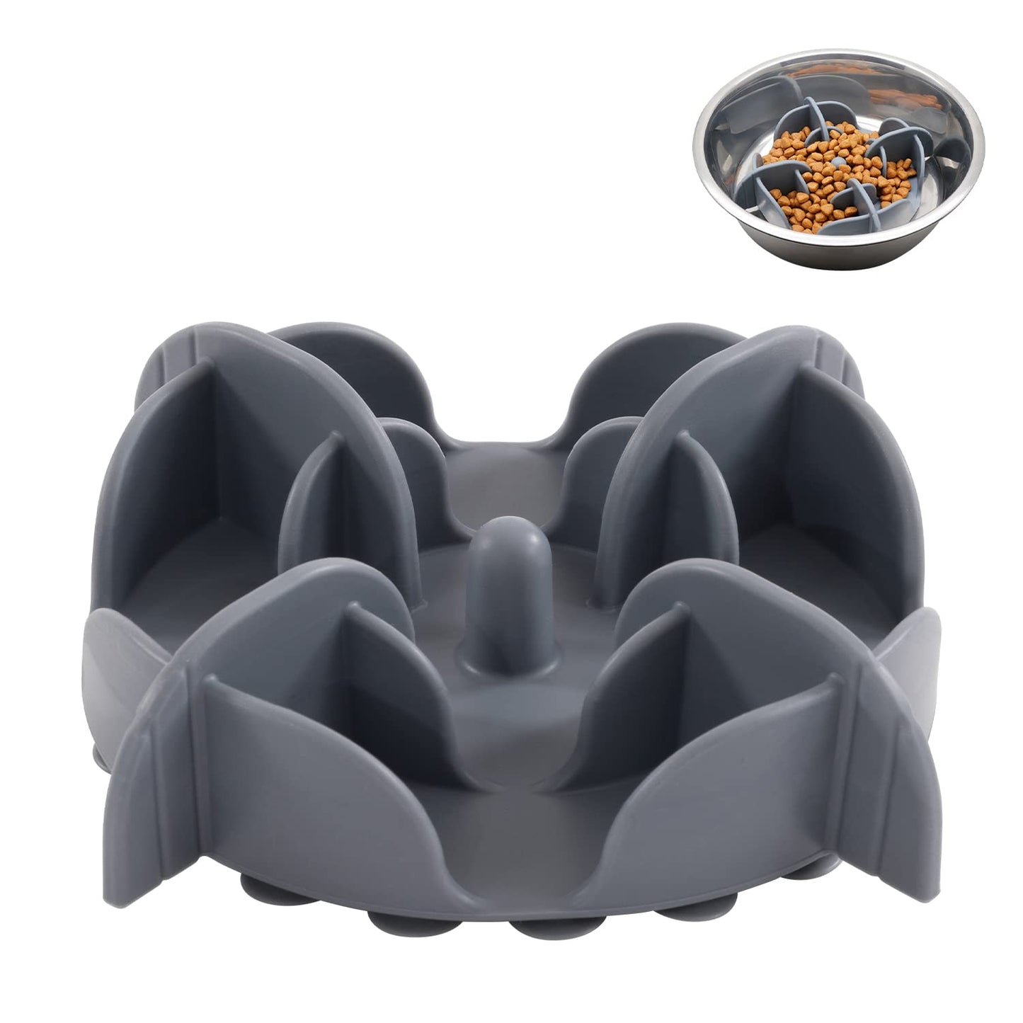 Jaoul Slow Feeder Dog Bowls Insert for Large Breed, Cuttable Slow Bowl