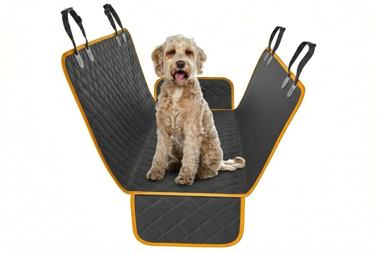 Active Pets Dog Car Seat Cover for Back Seat, Waterproof Pet Hammock