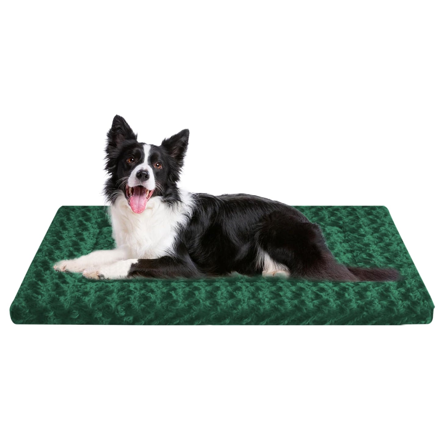 4 Pcs Washable Dog Bed Plush Orthopedic Outdoor Crate Mat