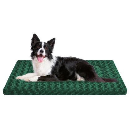 4 Pcs Washable Dog Bed Plush Orthopedic Outdoor Crate Mat