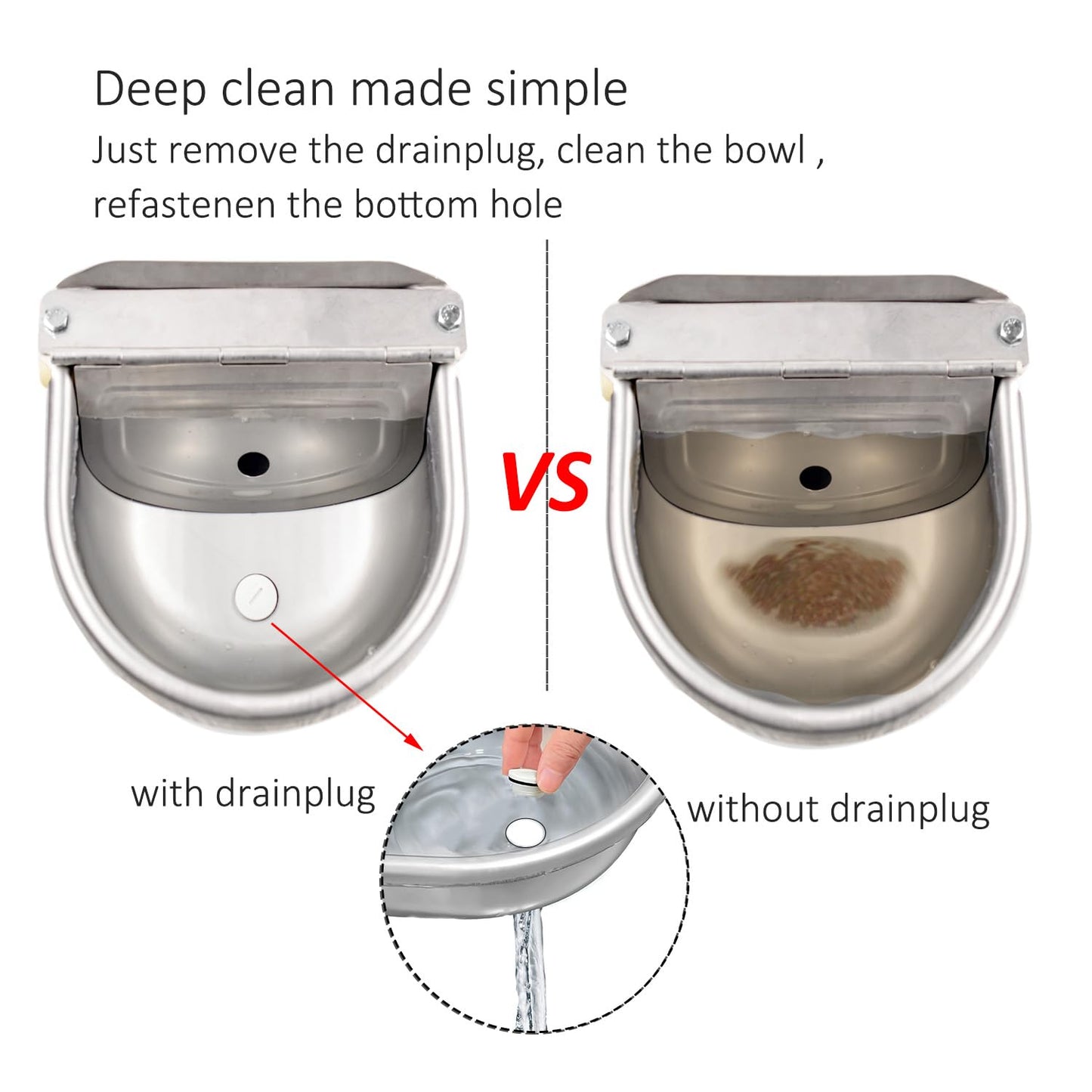 Automatic Water Dispenser for Dog Water Bowl Dispenser Large Size Bowl