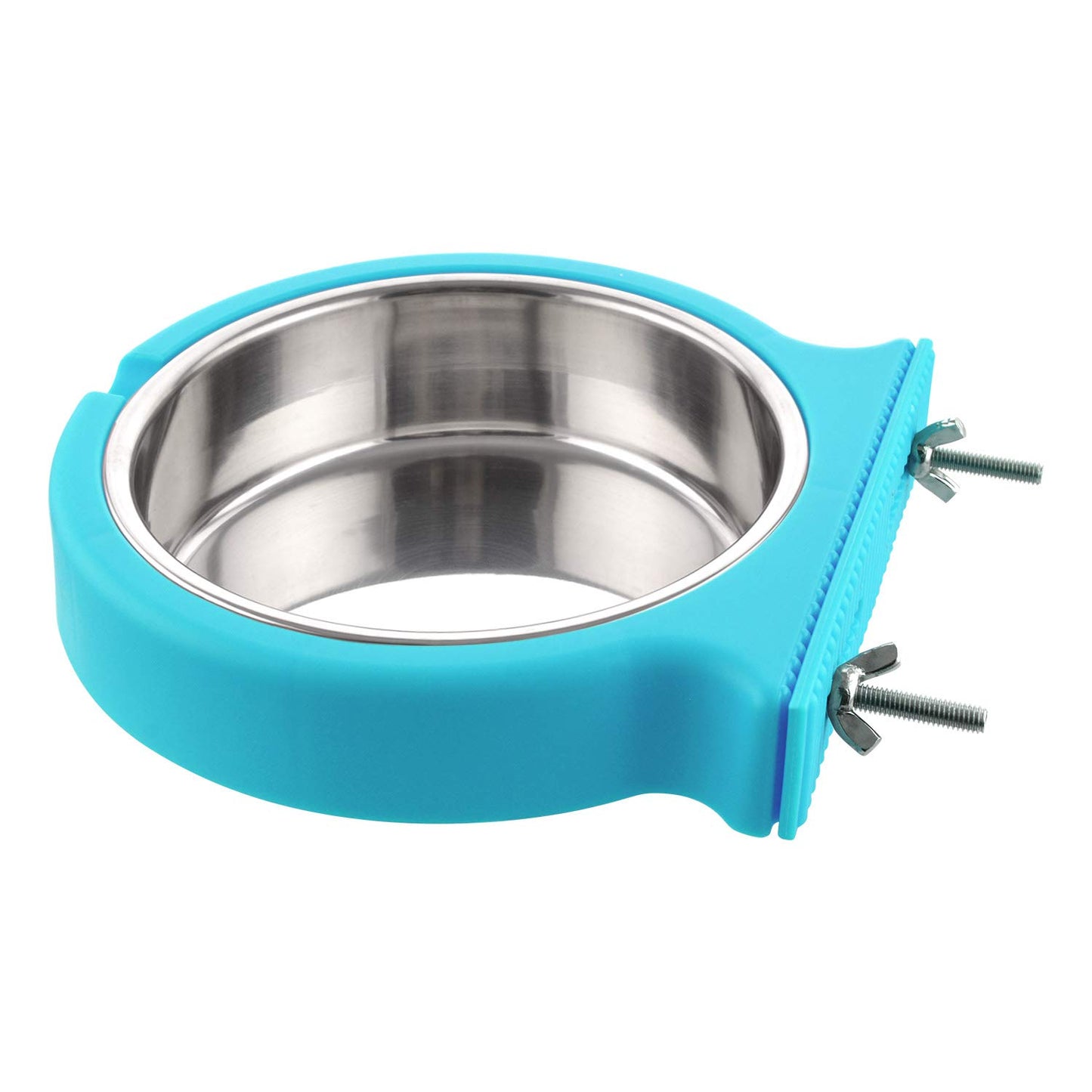 Crate Dog Bowl Removable Stainless Steel Water Food Feeder Bowls Cage