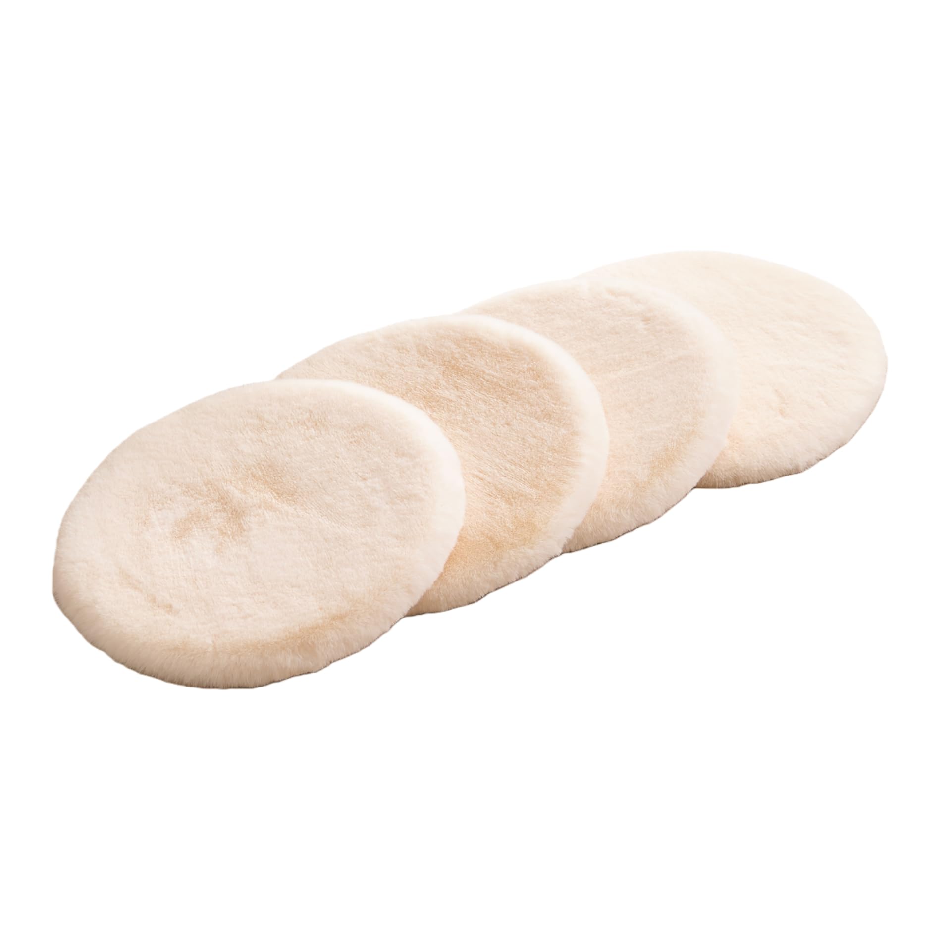 SHENGOCASE Round Faux Rabbit Fur Pet Bed Kneading Cushion, Cat Bed