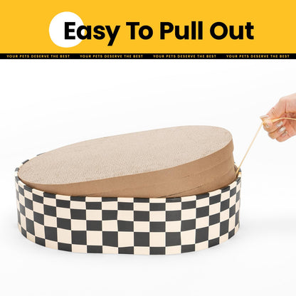 Conlun Cat Scratcher Box with 4 Cat Scratching Board Scratchers