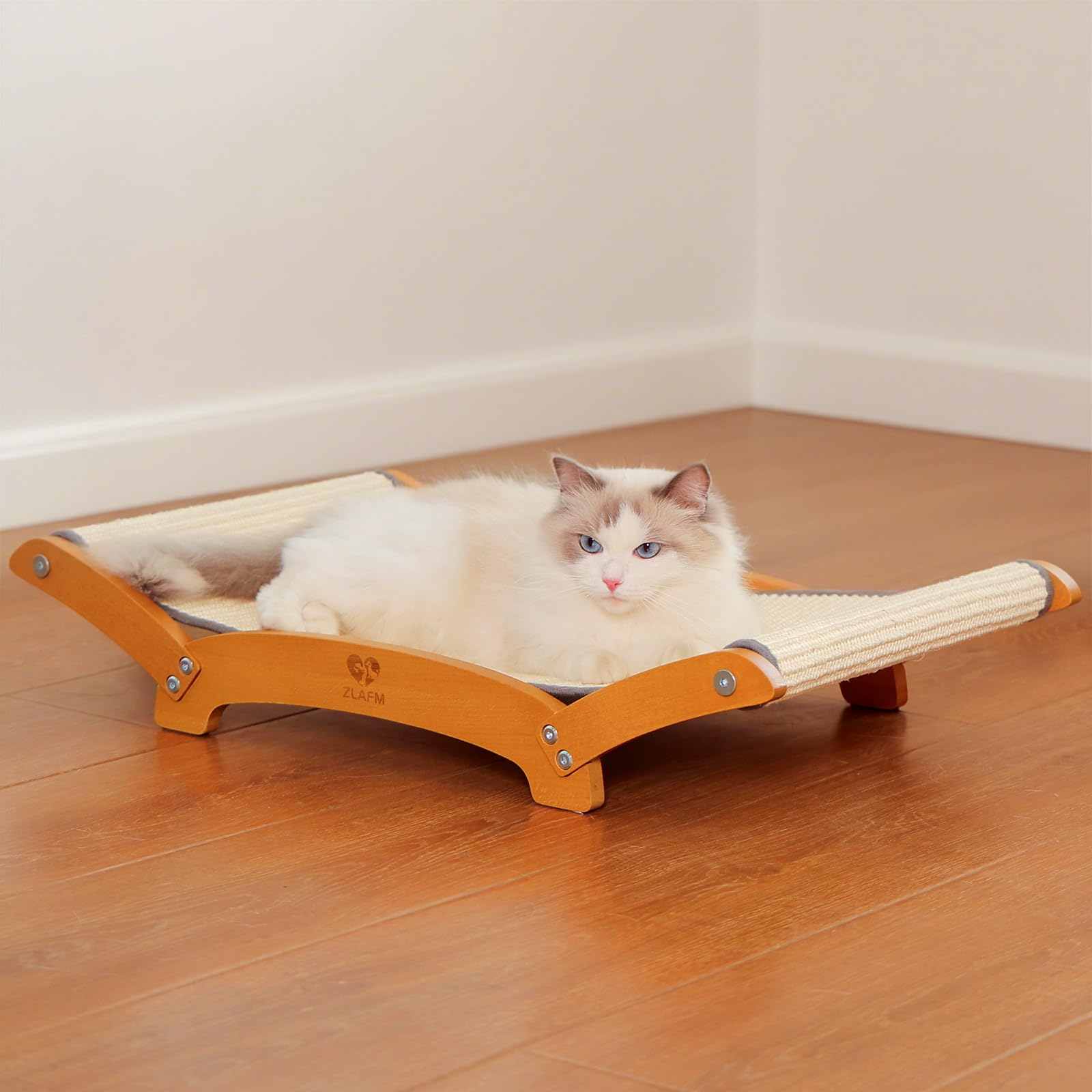 Extra-Larger Sisal Cat Scratcher Bed, Durable Cat Scratching Post
