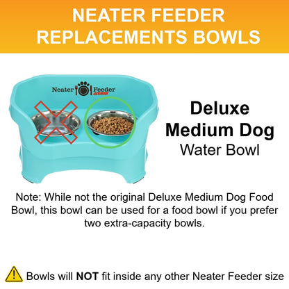 Neater Pet Brands 5 Cup Stainless Steel Dog Bowls, Set of 2 Bowl