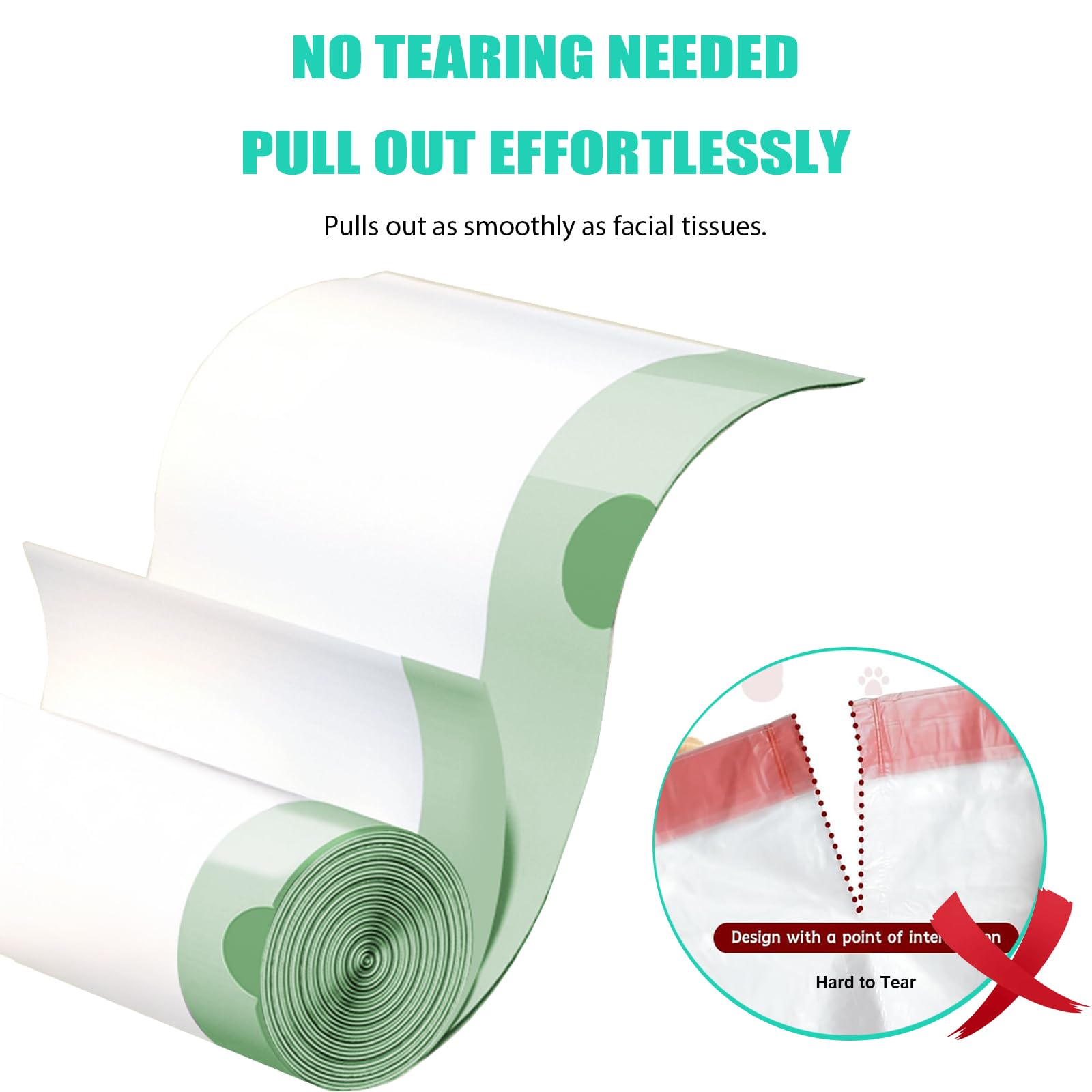 180 Count Self-Cleaning Cat Litter Box Liners Bags Fit Box