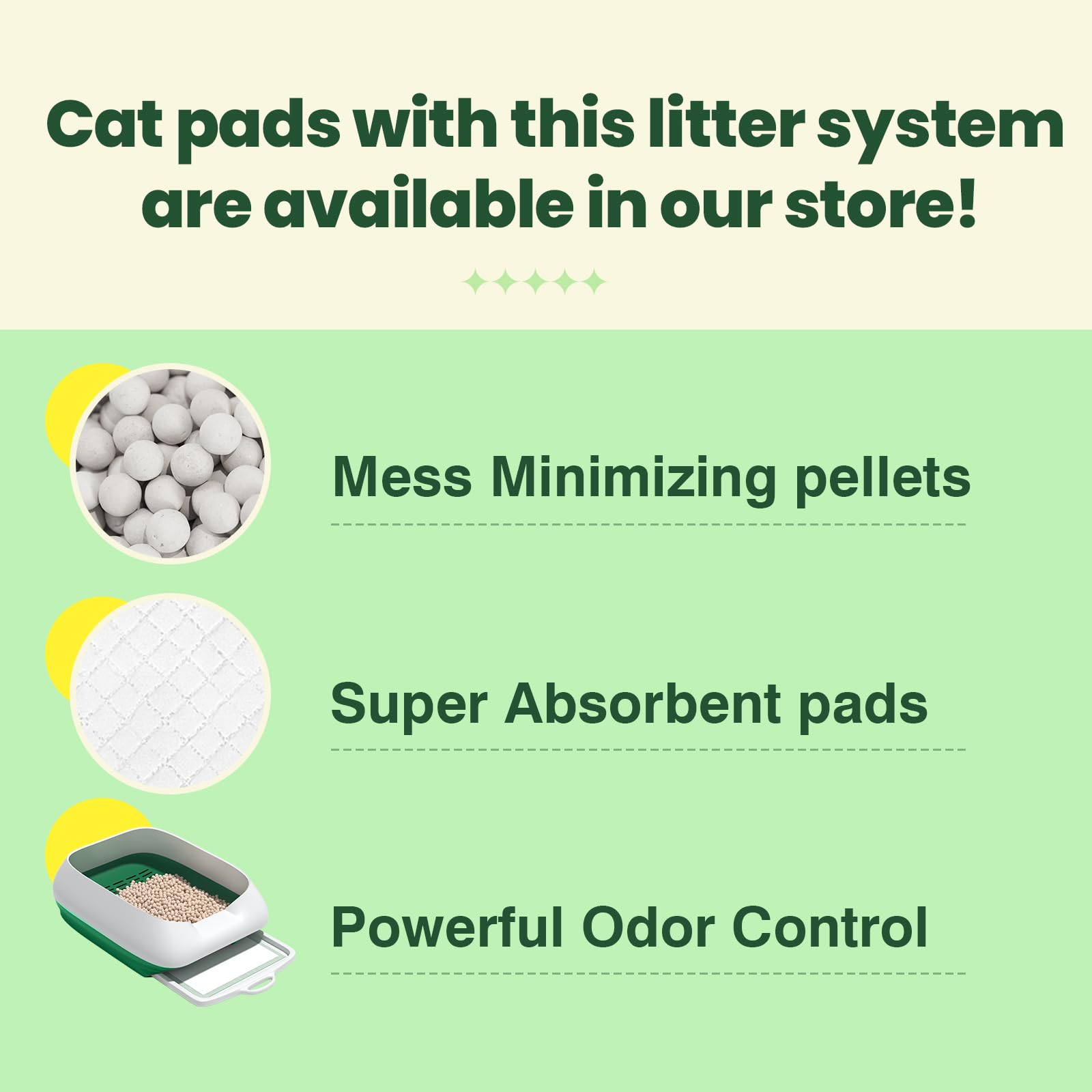 Enhanced Cat Litter Pellets Long-Lasting Odor Control, Generic Litter