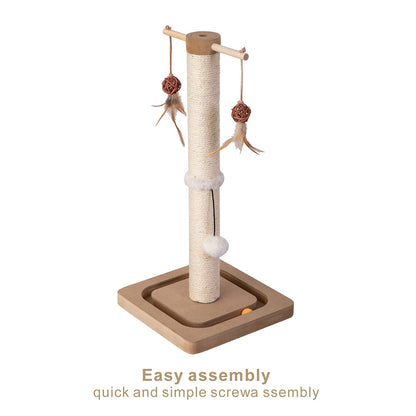 PEEKAB Cat Scratching Post Sisal Scratch Posts for Indoor Posts