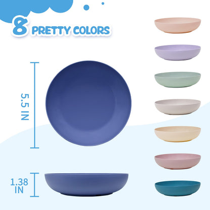 [16 Pack] Cat Dishes Whisker Friendly, Shallow Wide Pet Food and Bowl