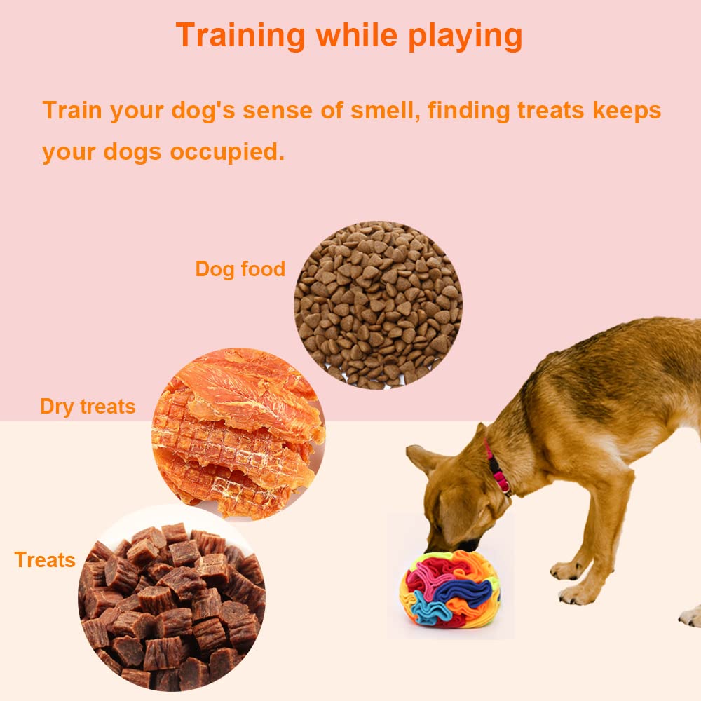 Ablechien Snuffle Ball Snuffle Ball for Small Dogs, Interactive Ball