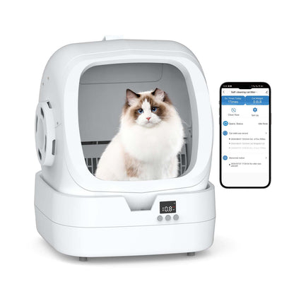 Mintakawa Automatic Cat Litter Box Self Cleaning APP Control Box