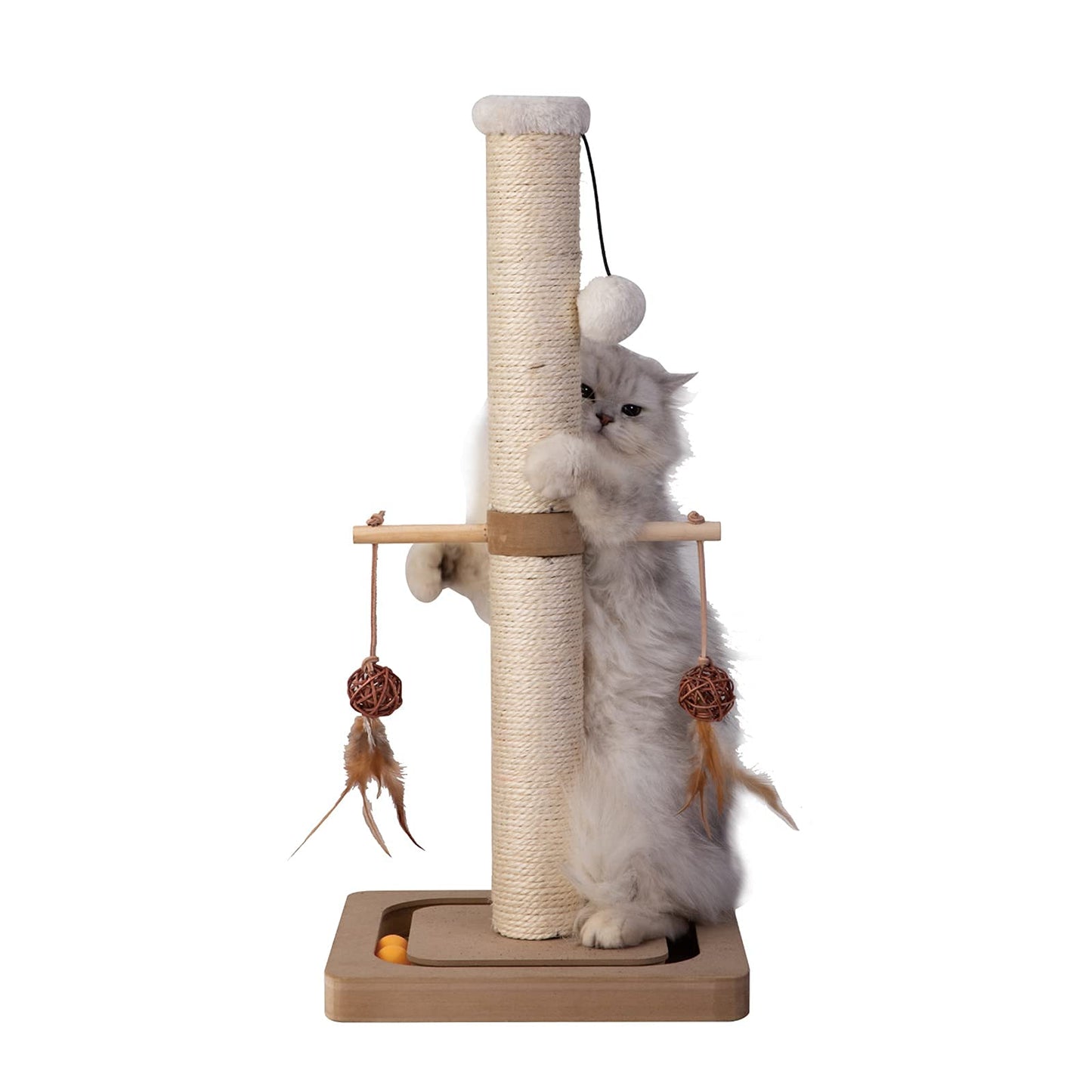 PEEKAB Cat Scratching Post Sisal Scratch Posts for Indoor Posts