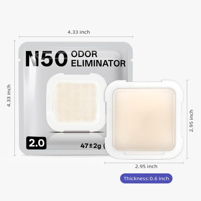 6 Packs Smelling Fresh with N50-2.0 Odor Eliminator Exclusive for Box