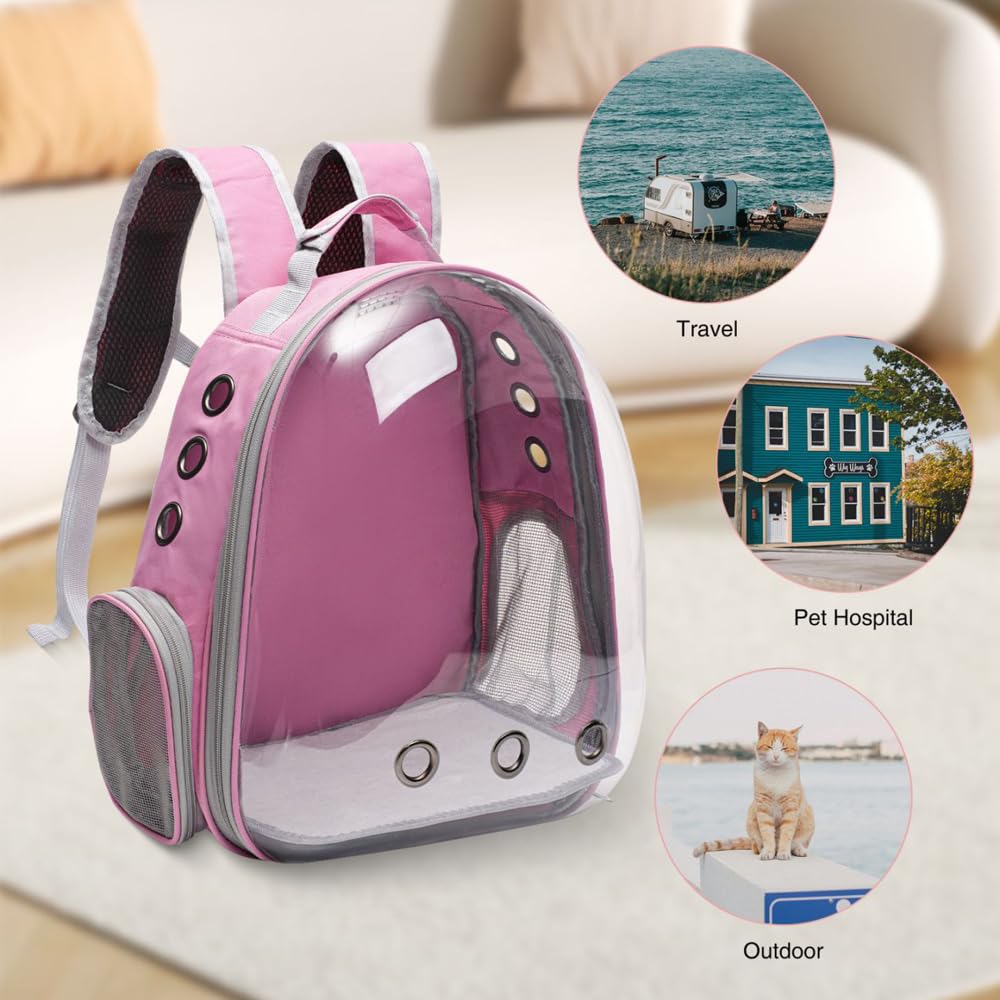 Vivicreate Large Cat Backpack Carrier for Travel and Hiking Carrier