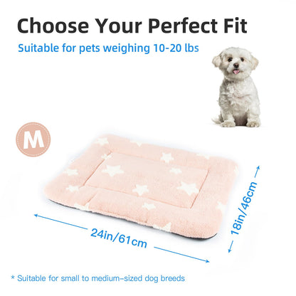 Mora Pets Dog Crate Pad Crate Bed Mat Small Dog Bed Washable Crate