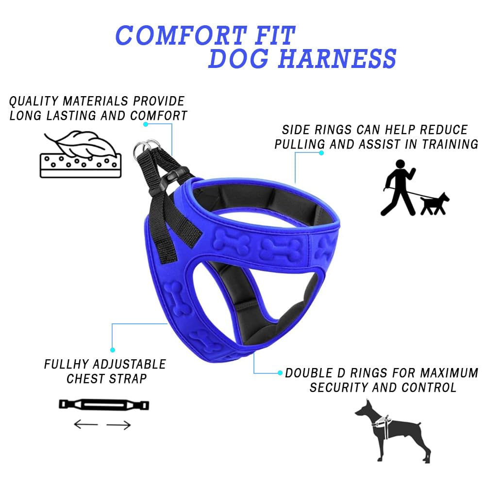 Comfort Fit No Pull Dog Harness Adjustable Step-in Vest