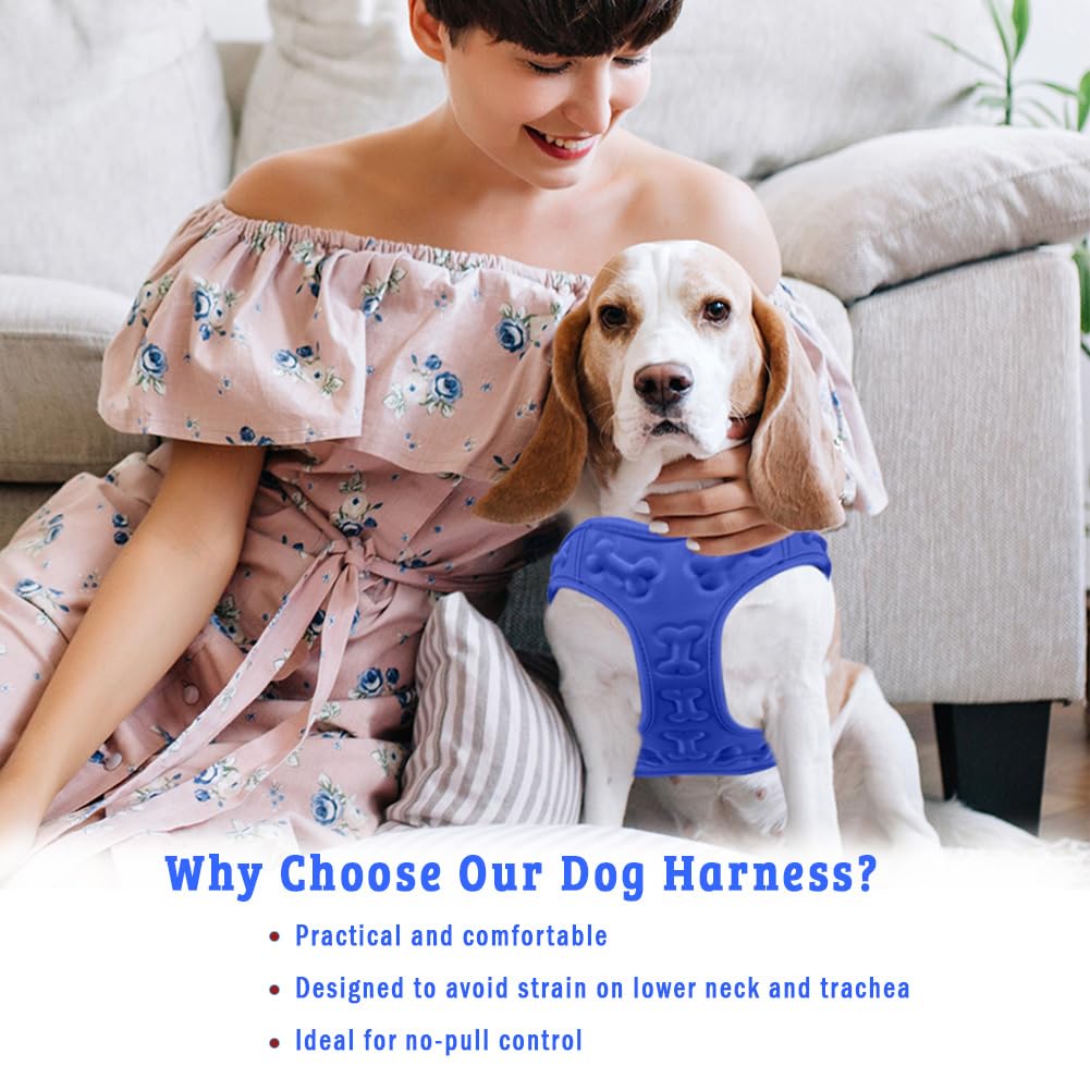 Comfort Fit Dog Harness No Pull with Adjustable Buckles Soft Harness