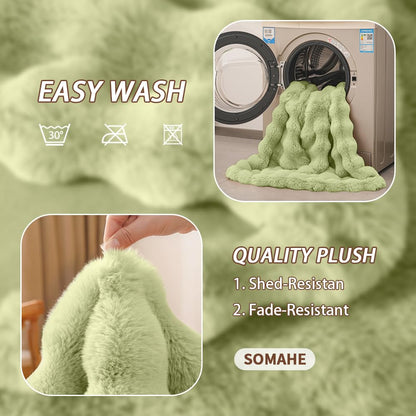 SOMAHE Self-Warming Cat Blanket, Dual-Side Plush Sherpa Throw Bed